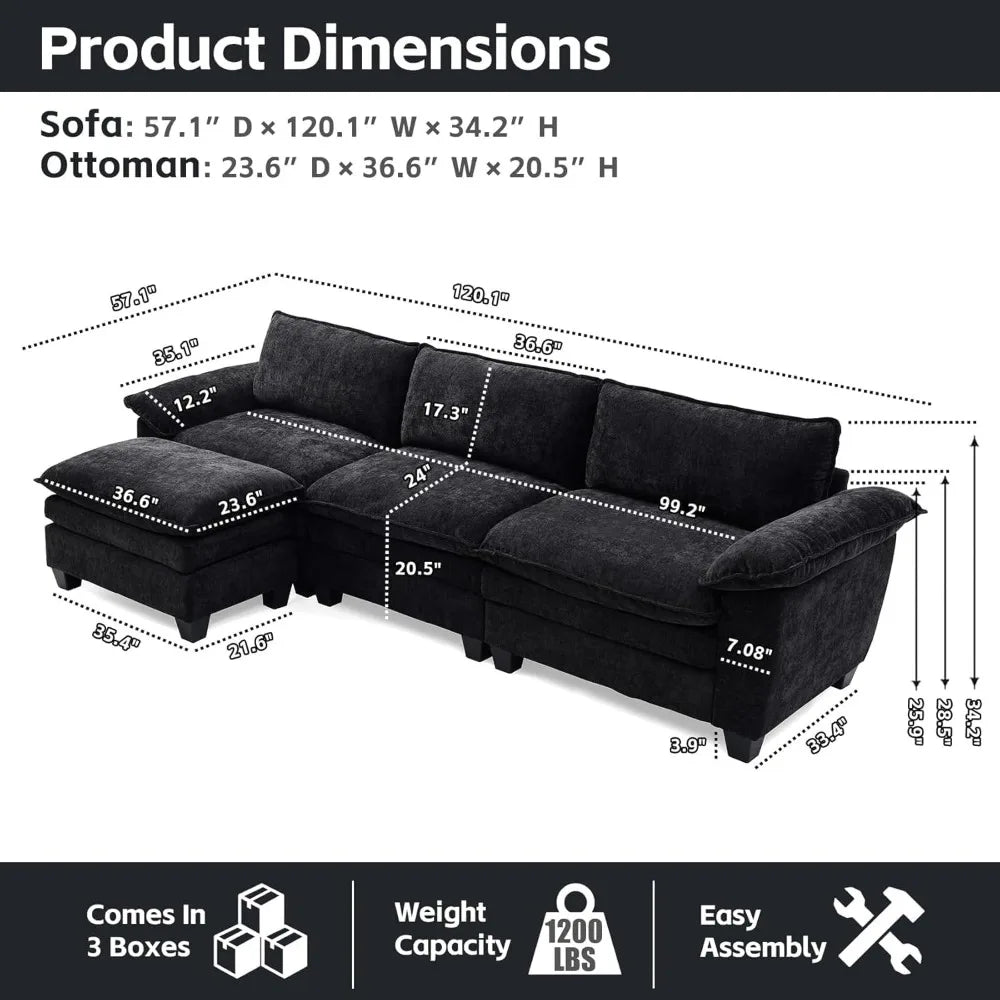 Cloud Ottoman Sofa - Buy Online at Futura’s Studio