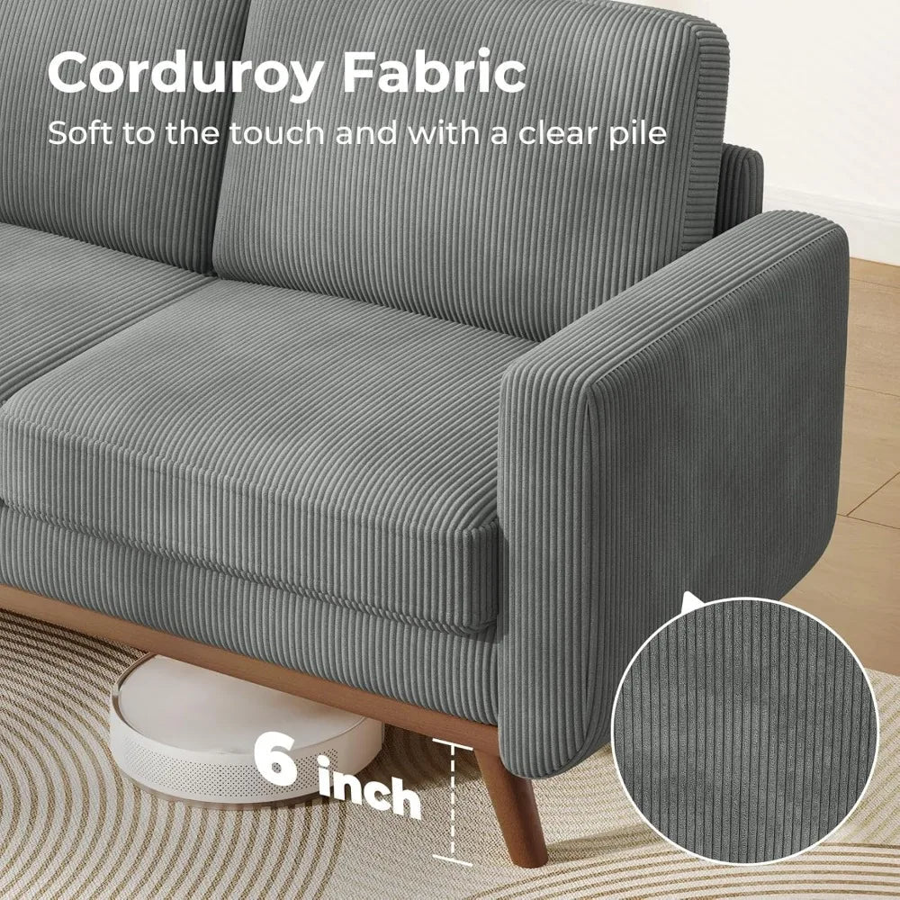 Corduroy Loveseat Sofa - Buy Online at Futura’s Studio