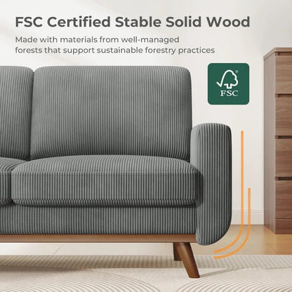 Corduroy Loveseat Sofa - Buy Online at Futura’s Studio