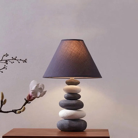 Wabi-Sabi Stone Tower Lamp - Futura's Studio - Six (42.5cm) -