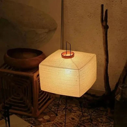 Cubed Tripod Akari Floor Lamp - Buy Online at Futura’s Studio