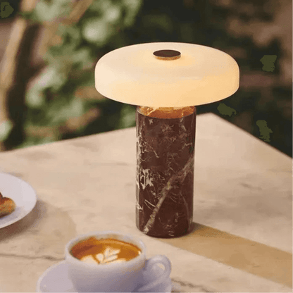 Danish Marble Portable LED Table Lamp - Buy Online at Futura’s Studio