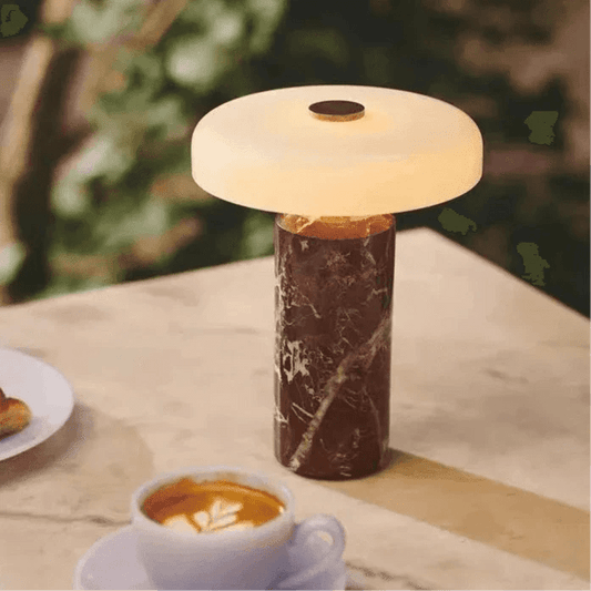 Danish Marble Portable LED Table Lamp - Buy Online at Futura’s Studio