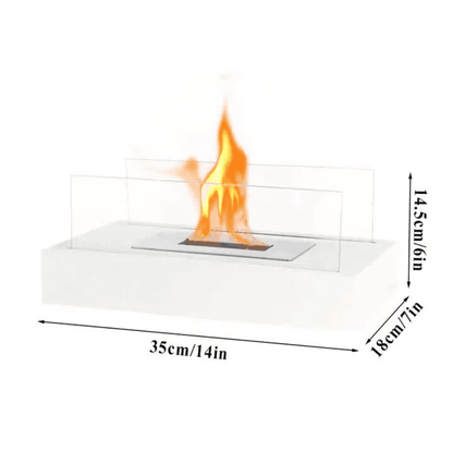 Desk Flame Electric Fireplace - Futura’s Studio