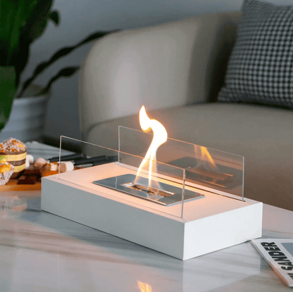 Desk Flame Electric Fireplace - Futura’s Studio