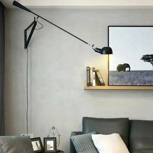 Dimmable Industrial Swing Arm Wall Lamp - Buy Online at Futura’s Studio