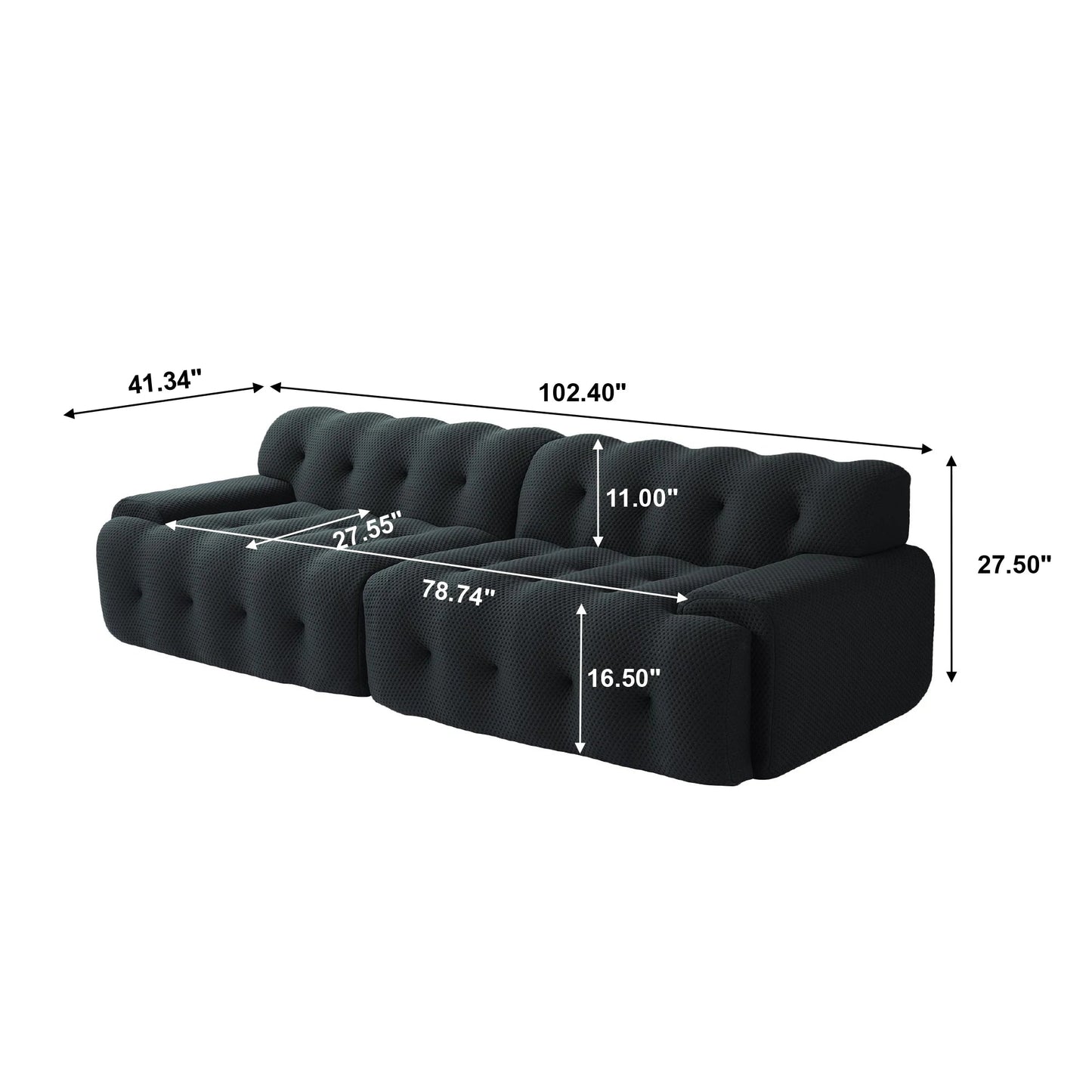 Double Linked Cloud Sofa - Buy Online at Futura’s Studio