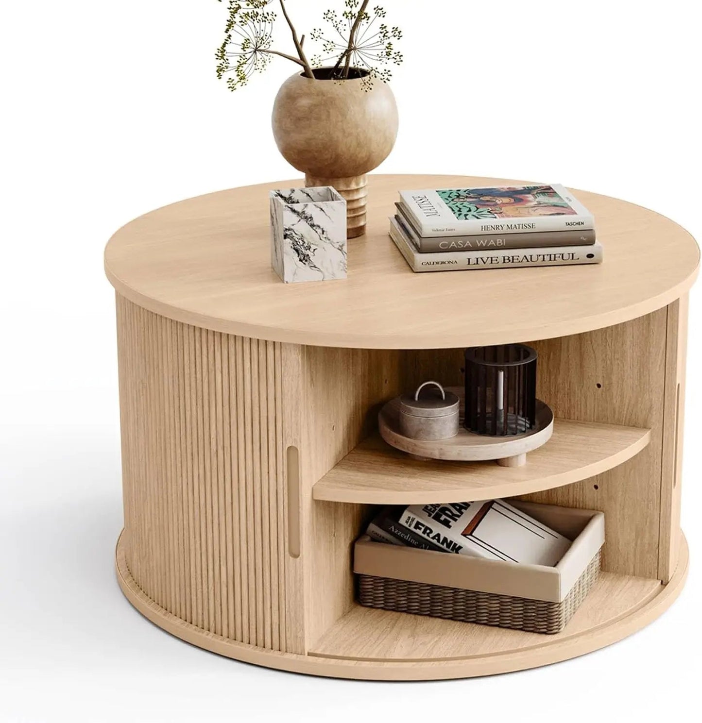 Drum Tambour Coffee Table - Buy Online at Futura’s Studio