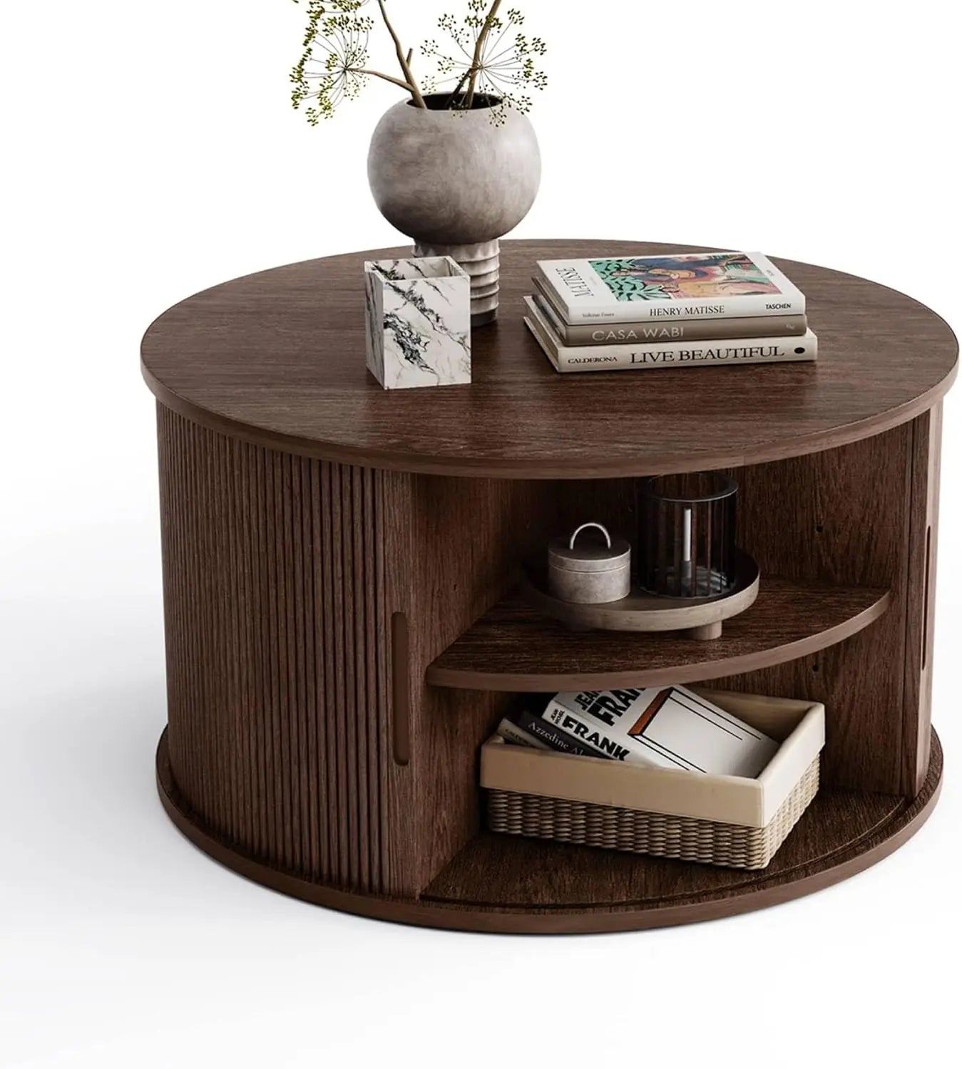 Drum Tambour Coffee Table - Buy Online at Futura’s Studio