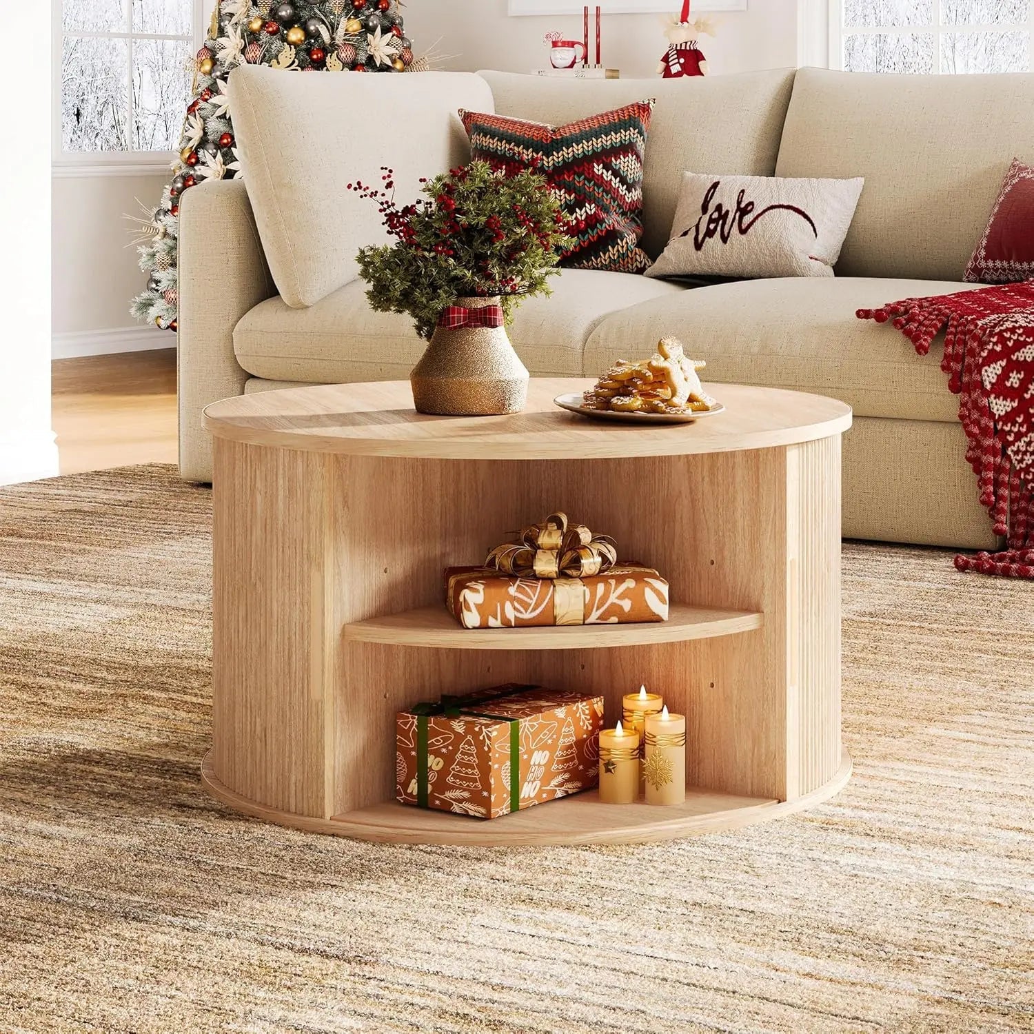 Drum Tambour Coffee Table - Buy Online at Futura’s Studio