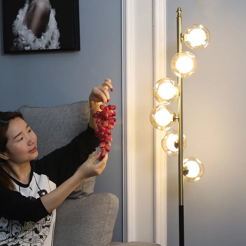 Dual Tone Glass Globe Lamp - Buy Online at Futura’s Studio
