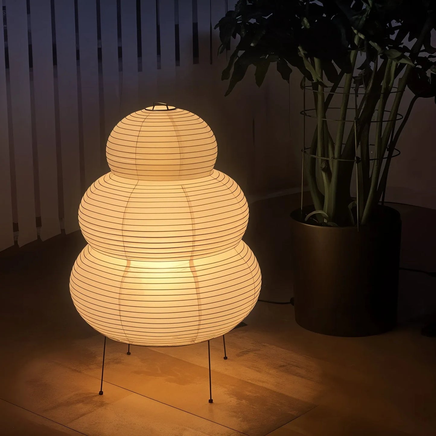 Three Layer Akari Lamp - Futura's Studio - Default Title -