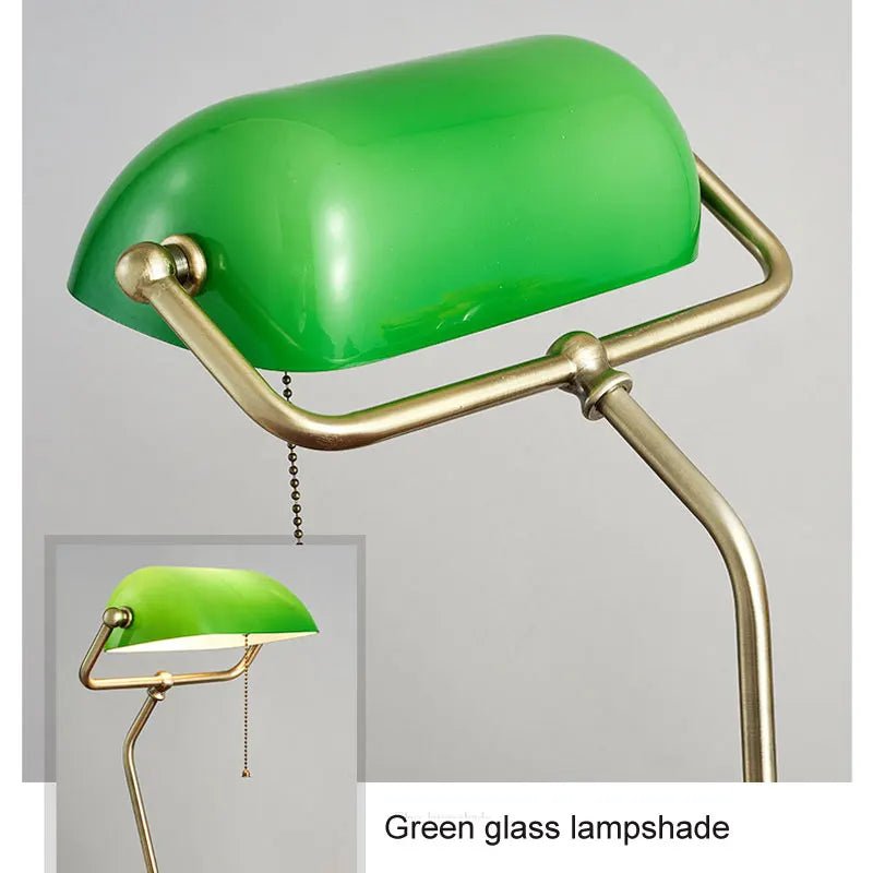 Emerald Bankers Desk Lamp - Buy Online at Futura’s Studio