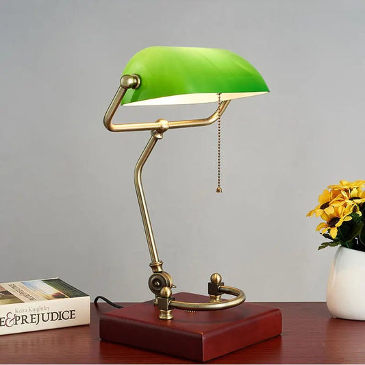 Emerald Bankers Desk Lamp - Buy Online at Futura’s Studio