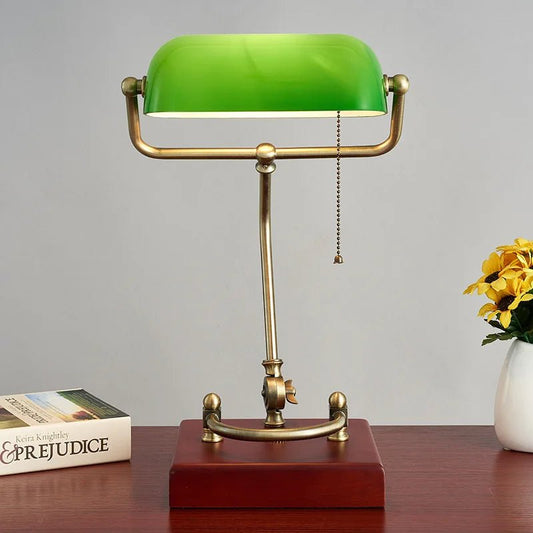 Emerald Bankers Desk Lamp - Buy Online at Futura’s Studio