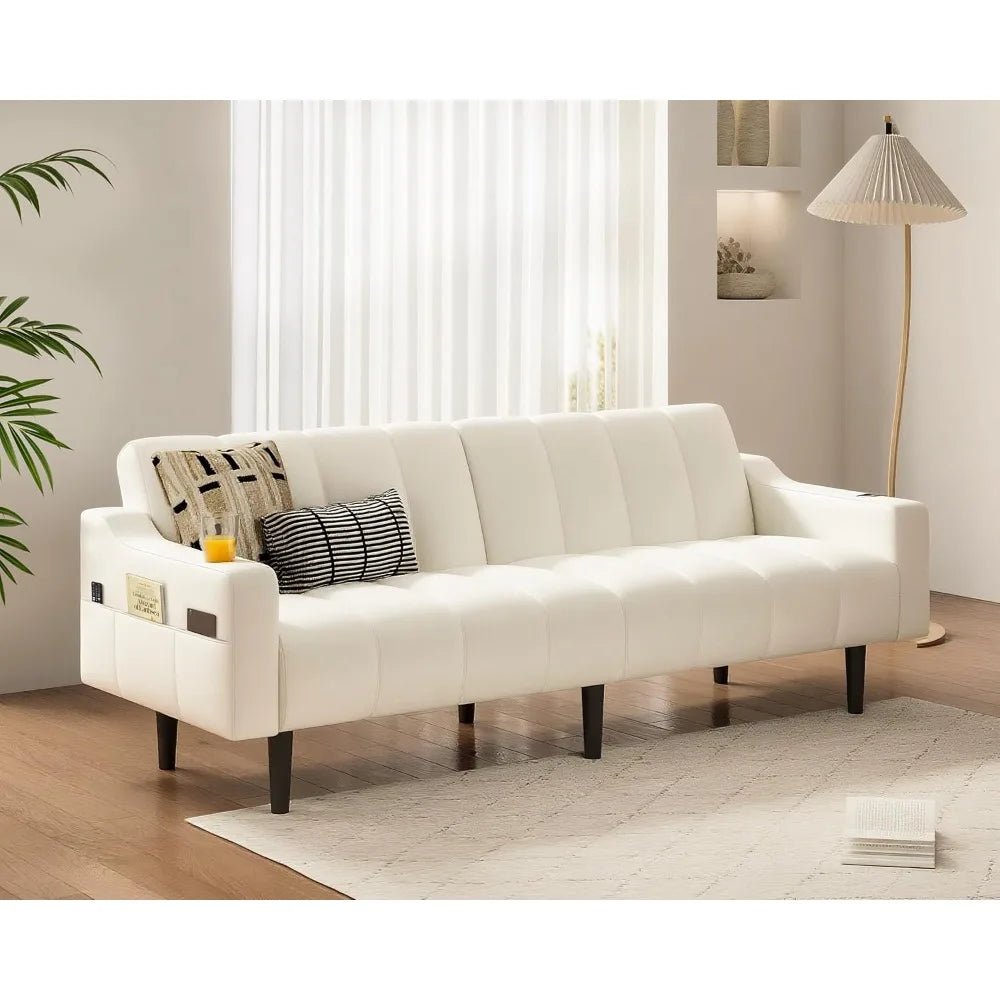 Faux Leather Reclining Futon - Buy Online at Futura’s Studio