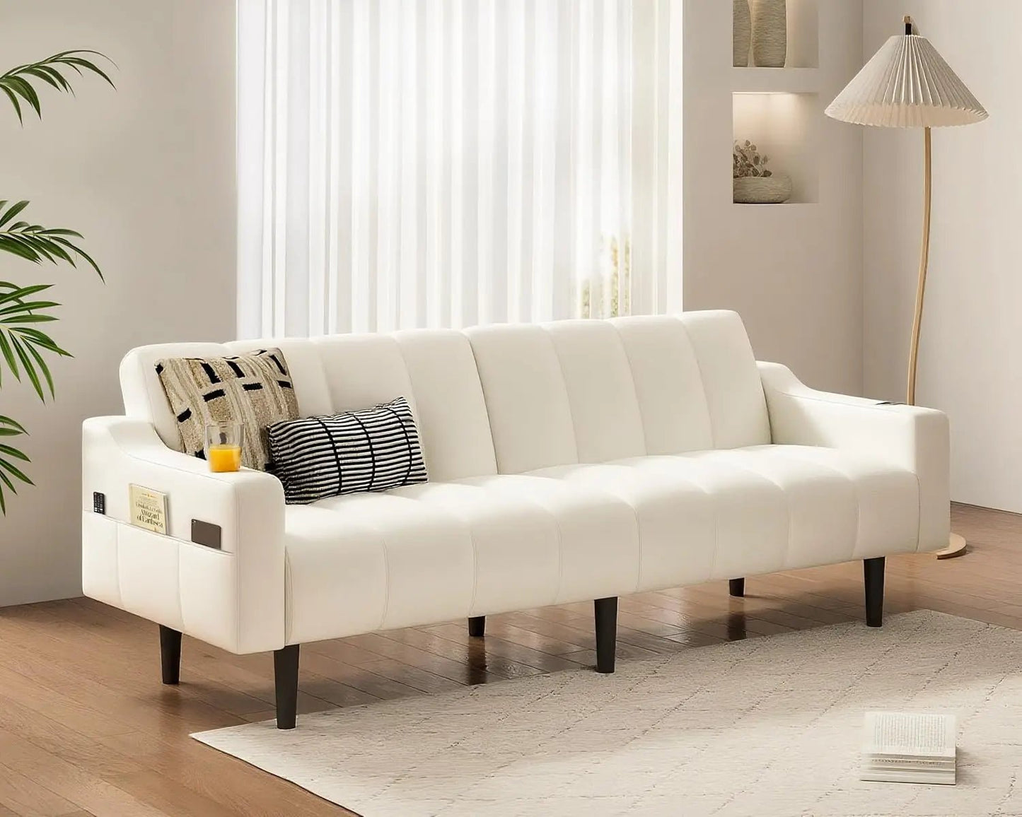 Faux Leather Reclining Futon - Buy Online at Futura’s Studio