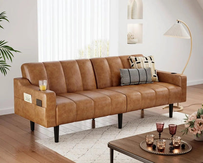 Faux Leather Reclining Futon - Buy Online at Futura’s Studio