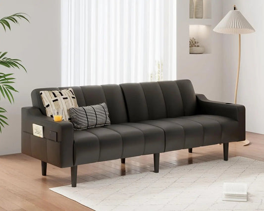 Faux Leather Reclining Futon - Buy Online at Futura’s Studio