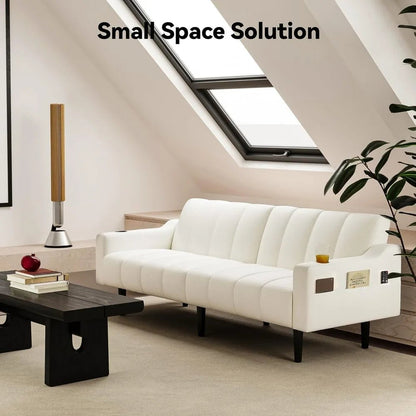 Faux Leather Reclining Futon - Buy Online at Futura’s Studio