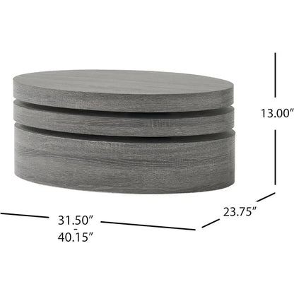 Forma™ – Rotating Oval Coffee Table - Buy Online at Futura’s Studio