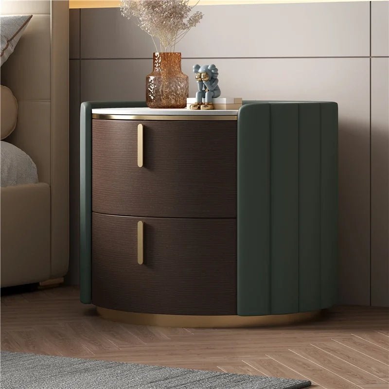 Forma™ – Round Wood Nightstand - Buy Online at Futura’s Studio