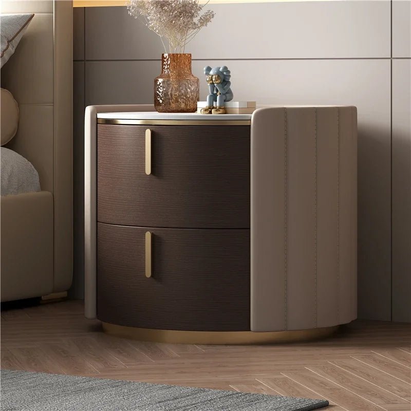 Forma™ – Round Wood Nightstand - Buy Online at Futura’s Studio