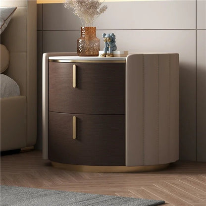 Forma™ – Round Wood Nightstand - Buy Online at Futura’s Studio