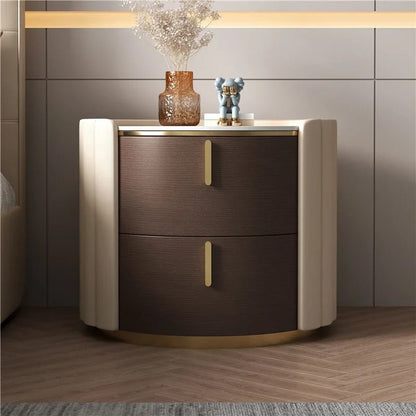 Forma™ – Round Wood Nightstand - Buy Online at Futura’s Studio