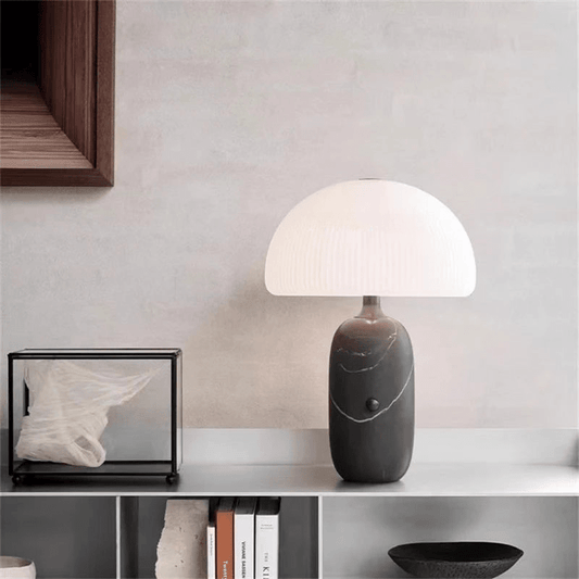 Forma™ White Marble Desk Lamp - Buy Online at Futura’s Studio