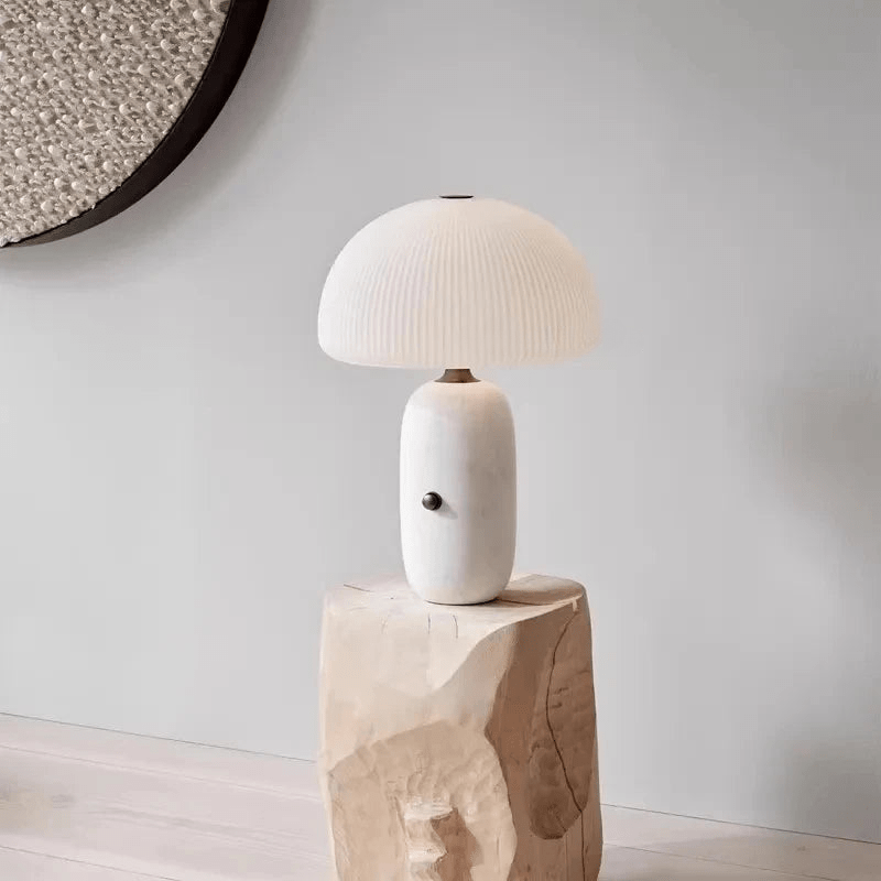 Forma™ White Marble Desk Lamp - Buy Online at Futura’s Studio
