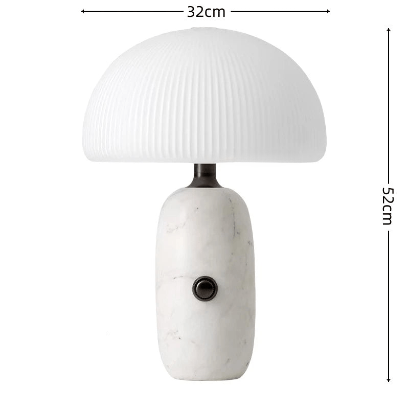 Forma™ White Marble Desk Lamp - Buy Online at Futura’s Studio