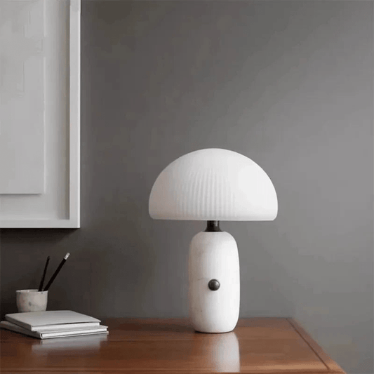 Forma™ White Marble Desk Lamp - Buy Online at Futura’s Studio