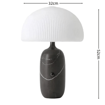 Forma™ White Marble Desk Lamp - Buy Online at Futura’s Studio