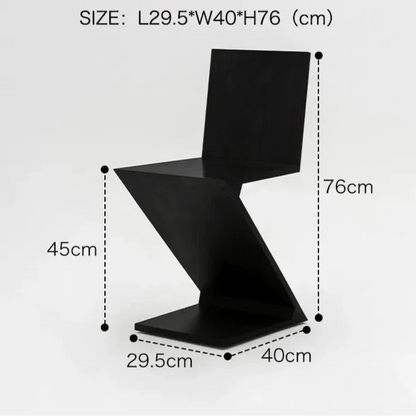 Forma™ – Z - Shaped Wood Dining Chair - Buy Online at Futura’s Studio