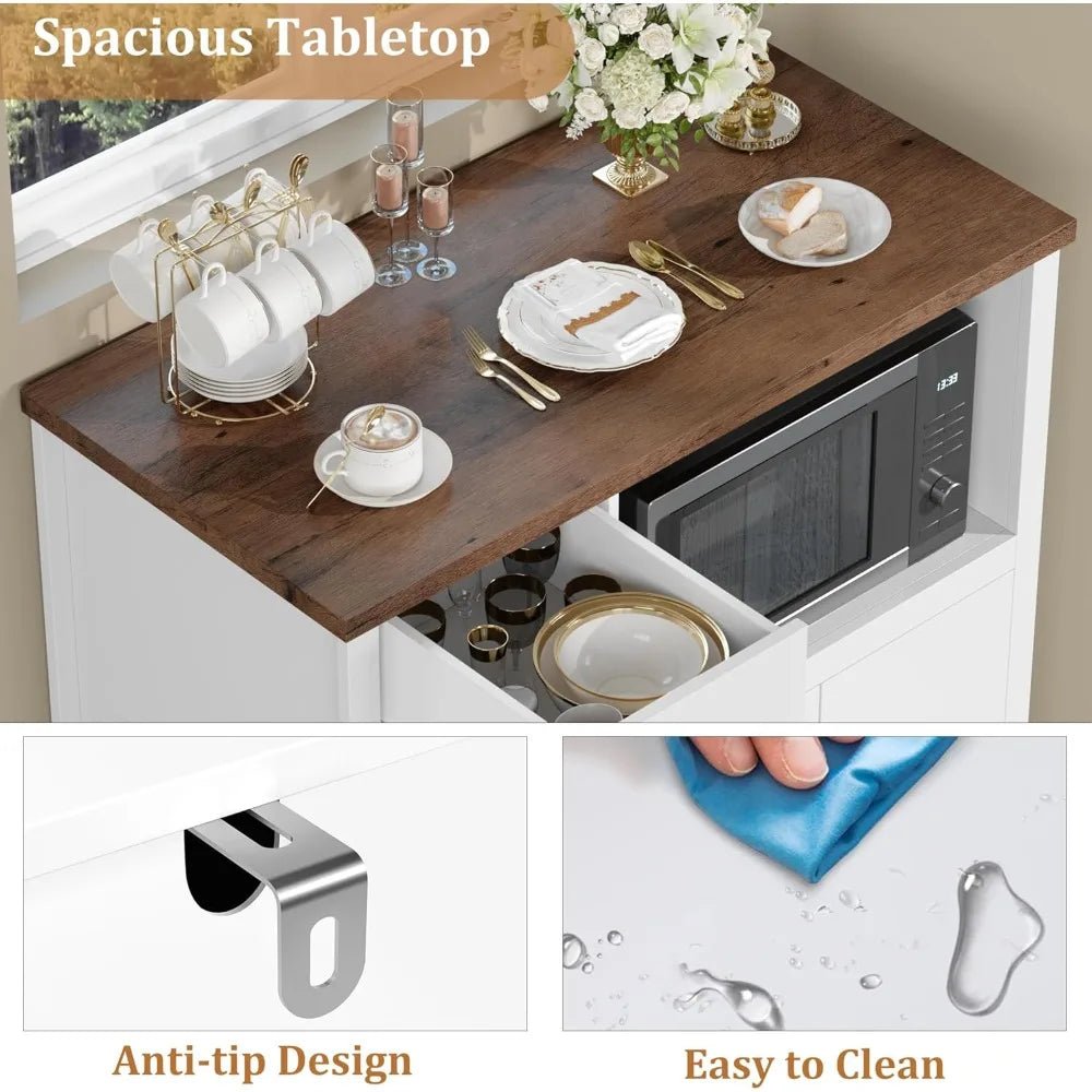 Glass Door Microwave Cabinet - Buy Online at Futura’s Studio