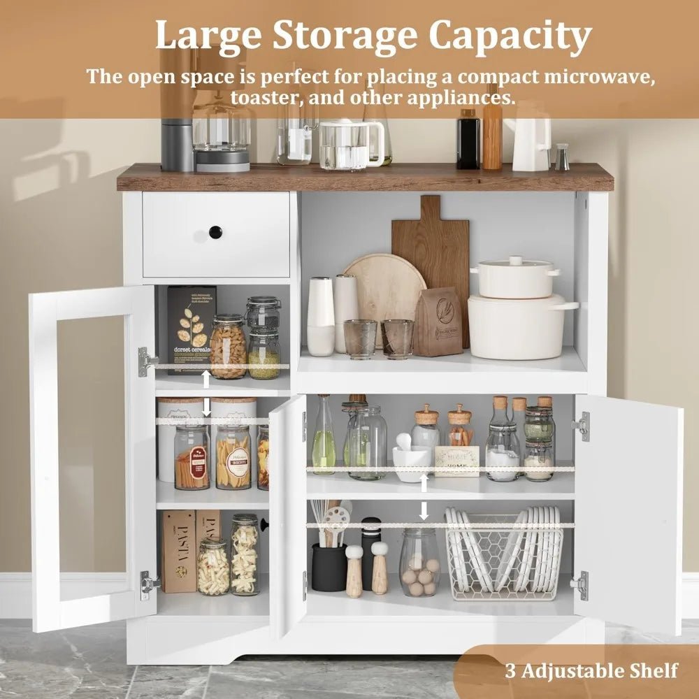 Glass Door Microwave Cabinet - Buy Online at Futura’s Studio
