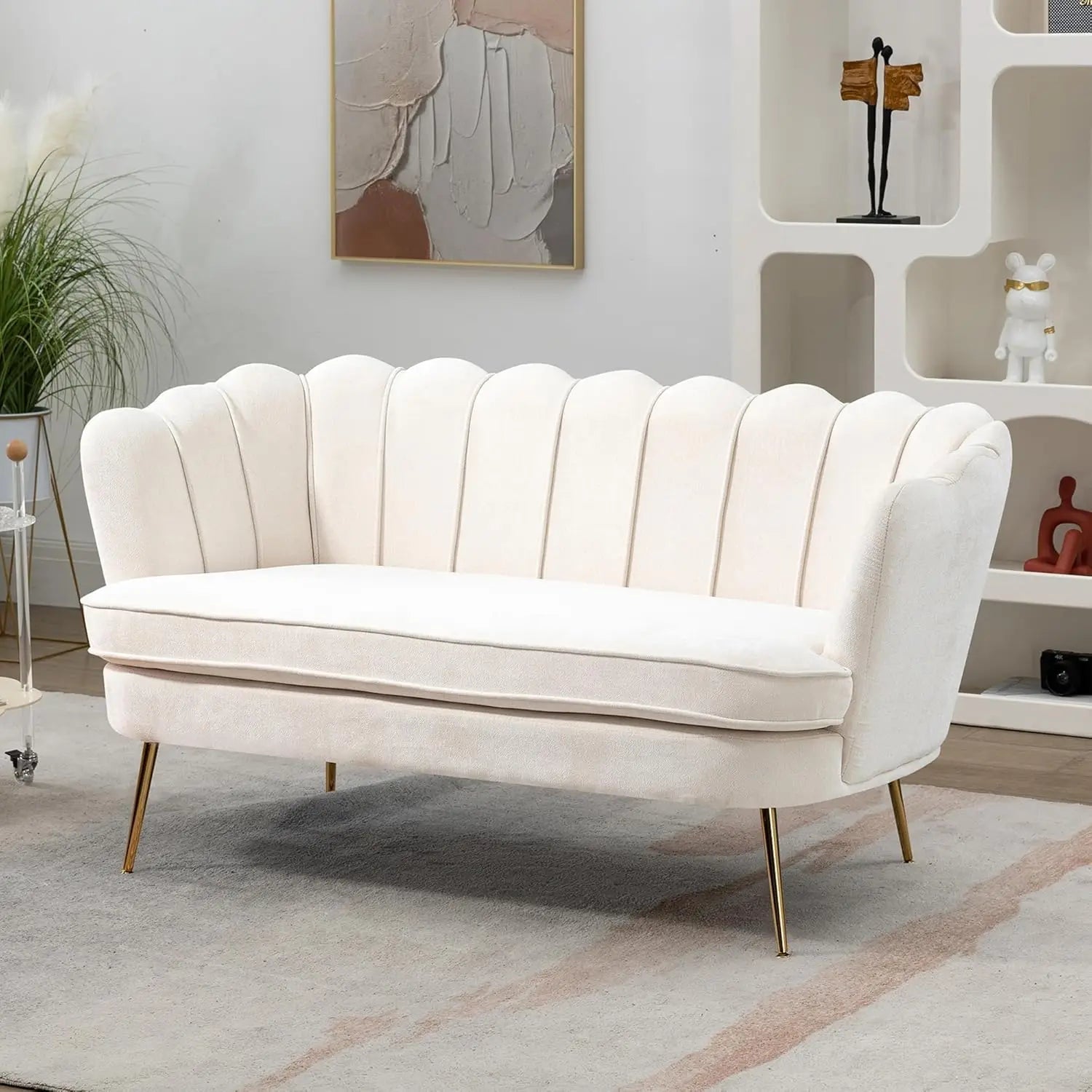 Gold Leg Chenille Sofa - Buy Online at Futura’s Studio