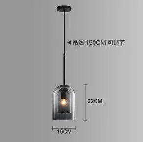Halo Twin Glass Pendant - Buy Online at Futura’s Studio