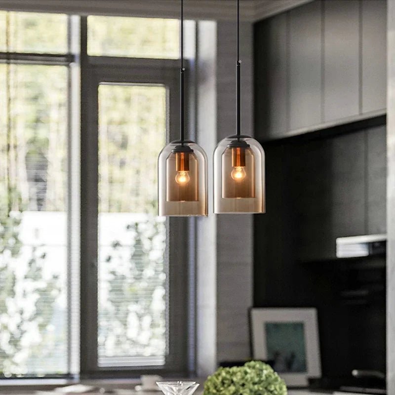 Halo Twin Glass Pendant - Buy Online at Futura’s Studio