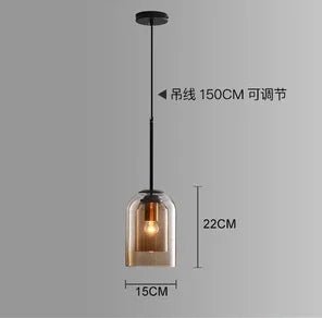 Halo Twin Glass Pendant - Buy Online at Futura’s Studio