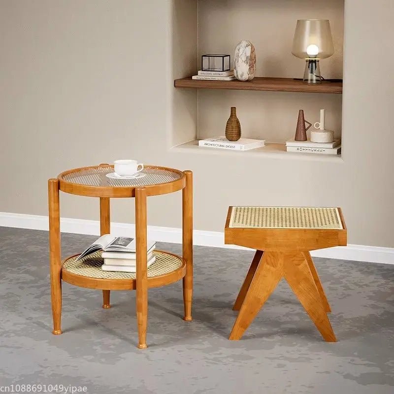 Hinoki™ – Solid Wood Rattan Bench - Buy Online at Futura’s Studio