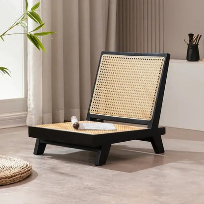 Hinoki™ – Walnut Rattan Lounge Chair - Buy Online at Futura’s Studio