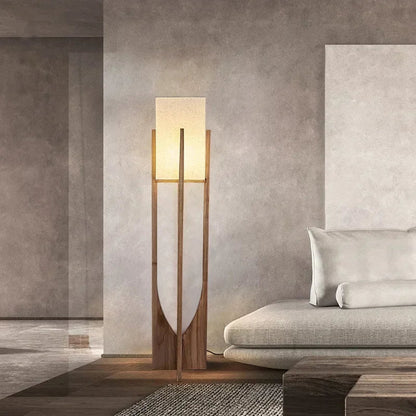 Hinoki Wood Table & Floor Lamp - Buy Online at Futura’s Studio