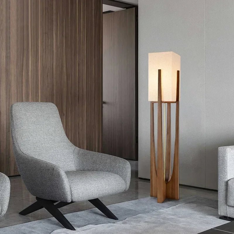 Hinoki Wood Table & Floor Lamp - Buy Online at Futura’s Studio