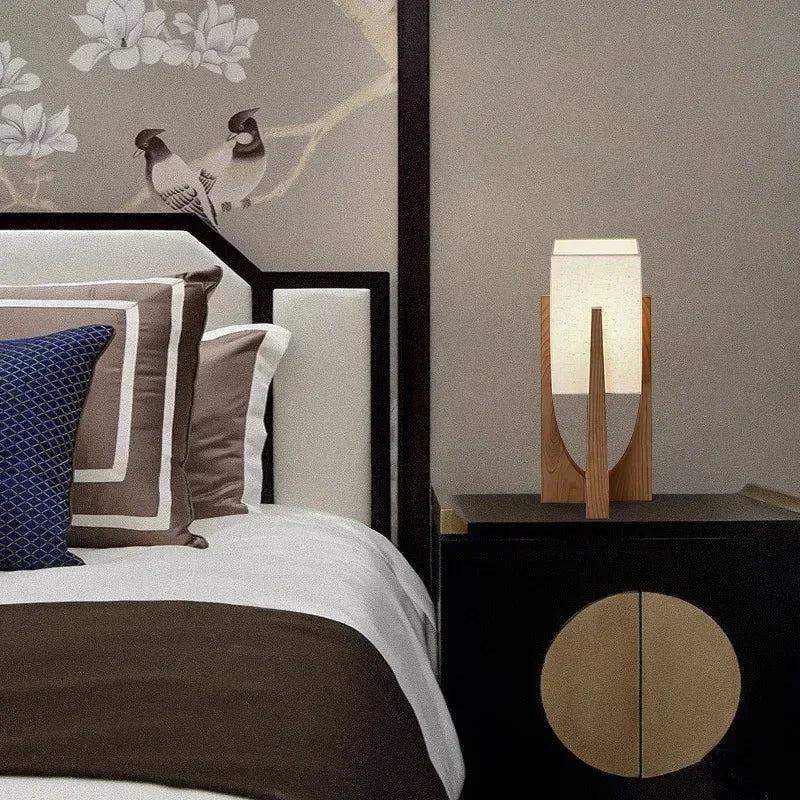 Hinoki Wood Table & Floor Lamp - Buy Online at Futura’s Studio