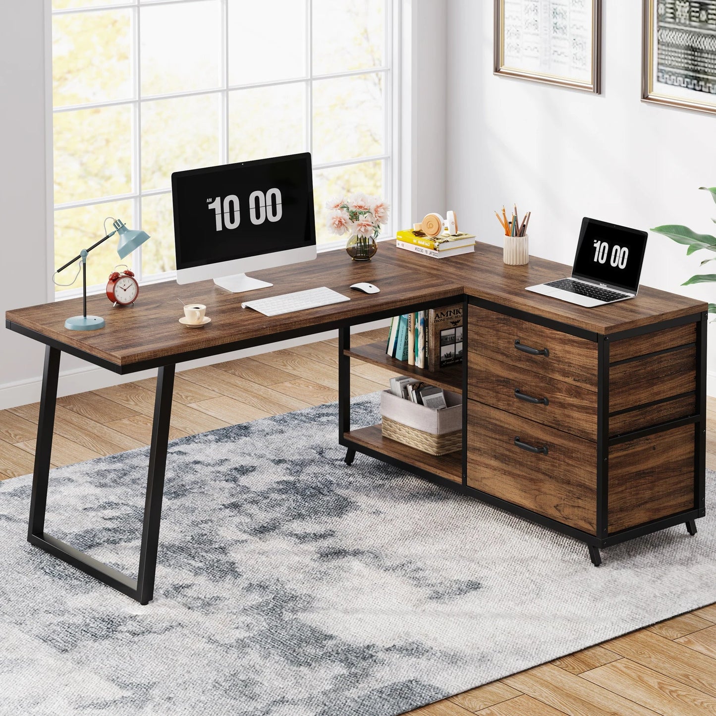 Indus L - Shaped Desk - Buy Online at Futura’s Studio