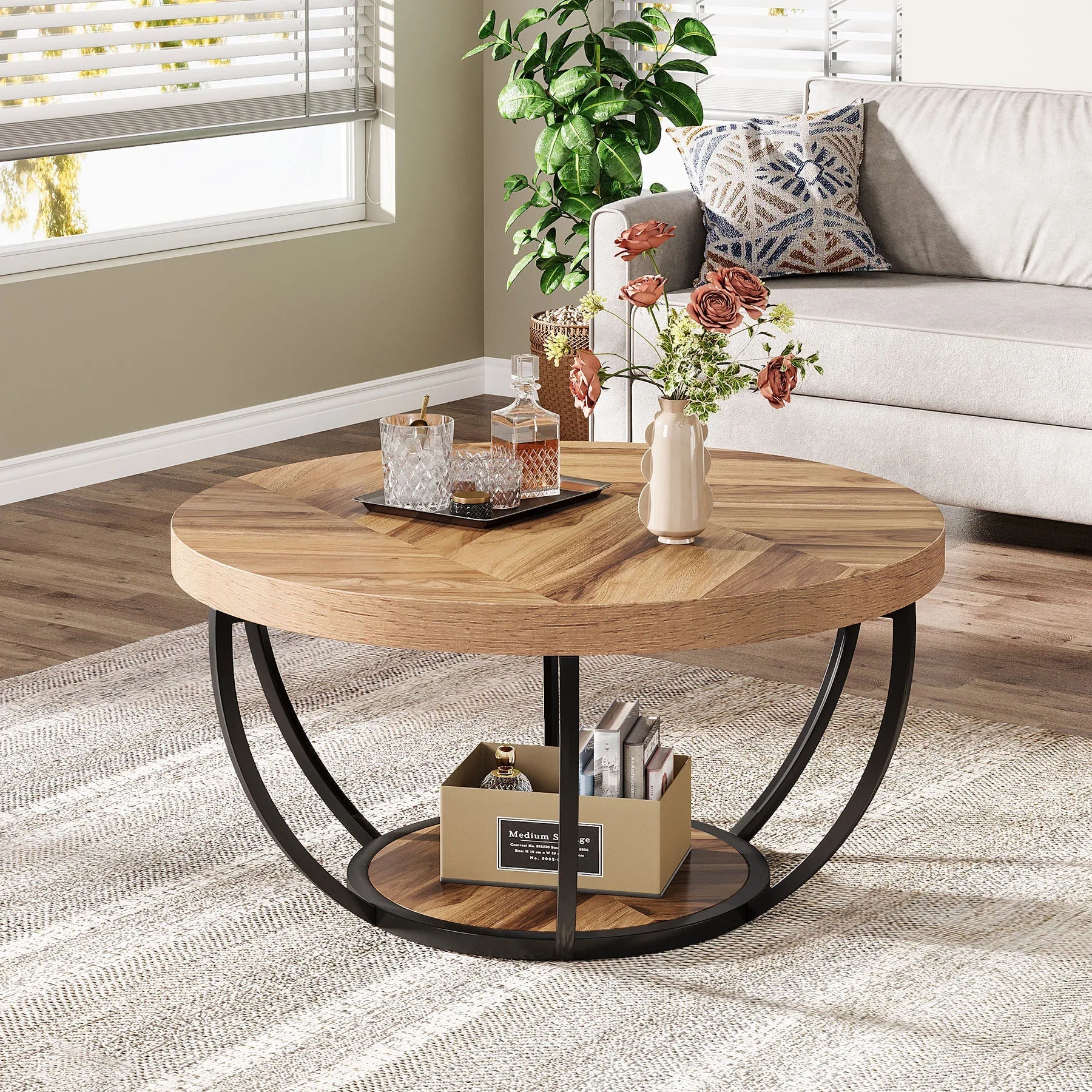 Indus Round Coffee Table - Buy Online at Futura’s Studio