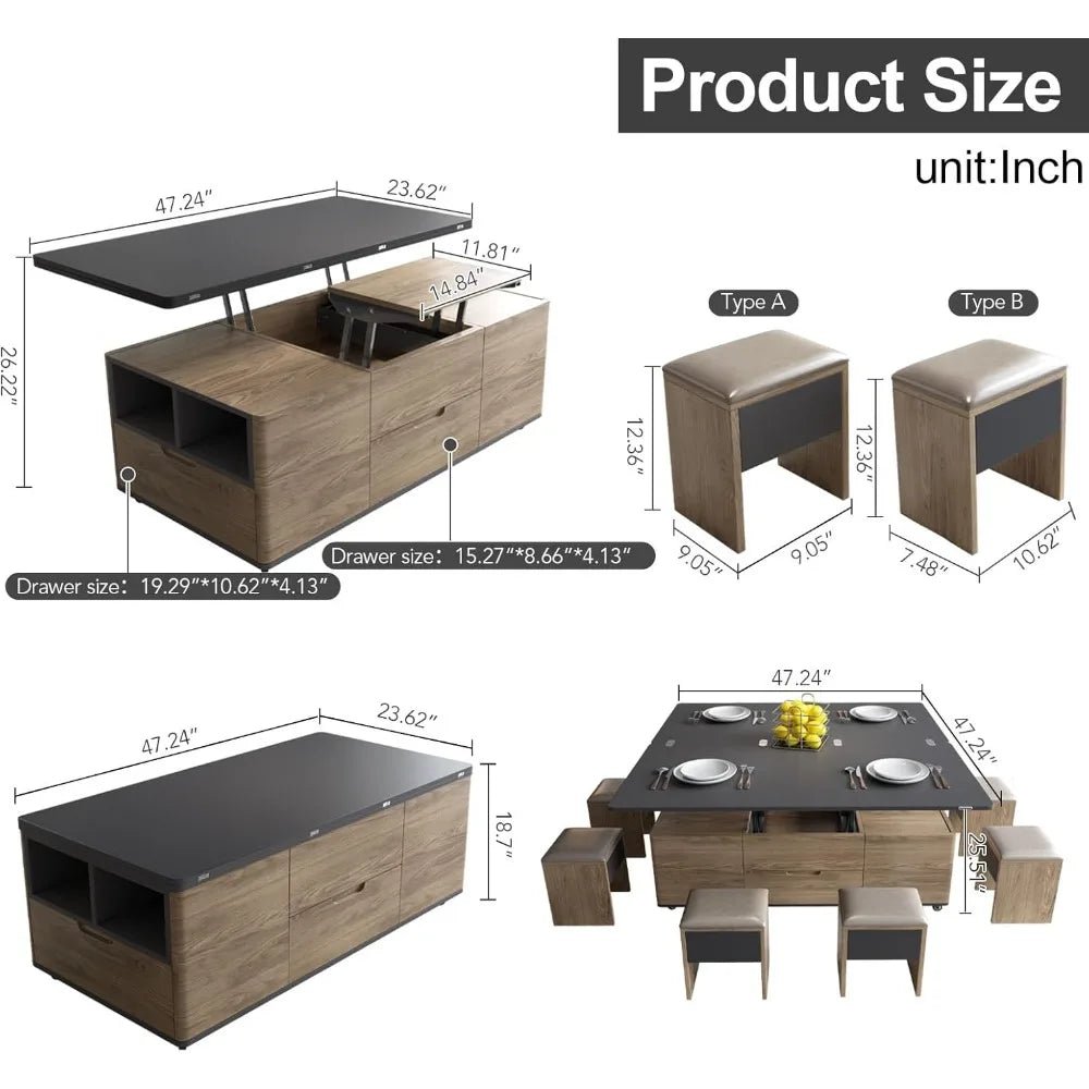 LiftTop Storage Coffee Table - Buy Online at Futura’s Studio