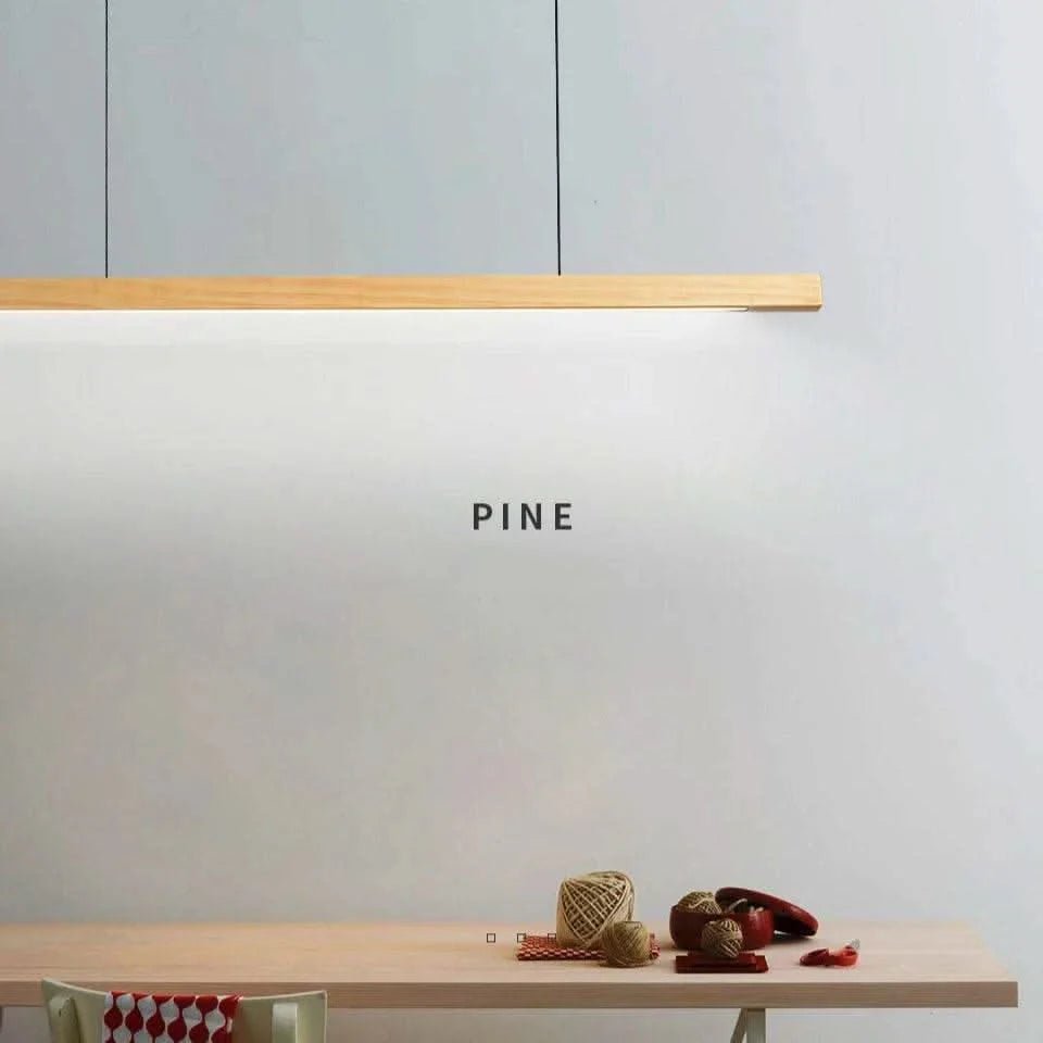 Linear Wood LED Pendant Ceiling Light - Buy Online at Futura’s Studio